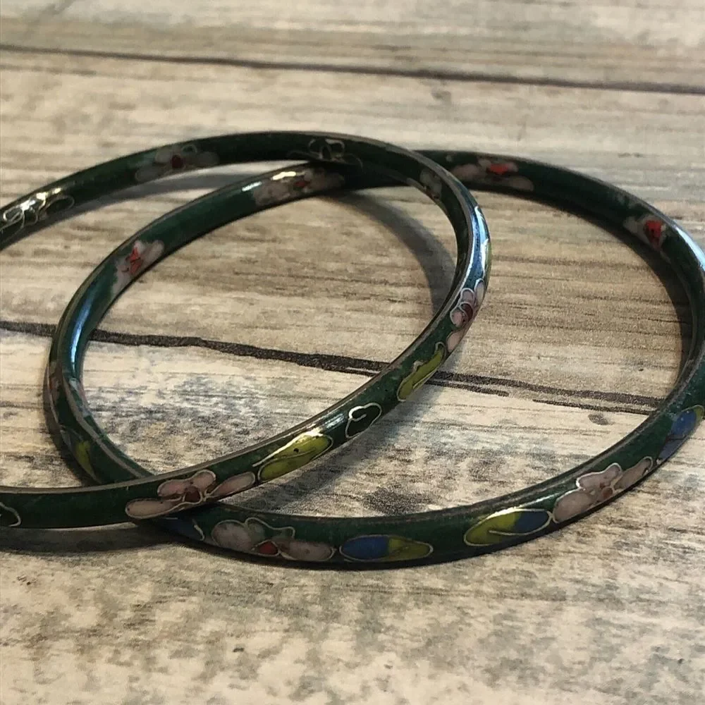 Estate cloisonne set
